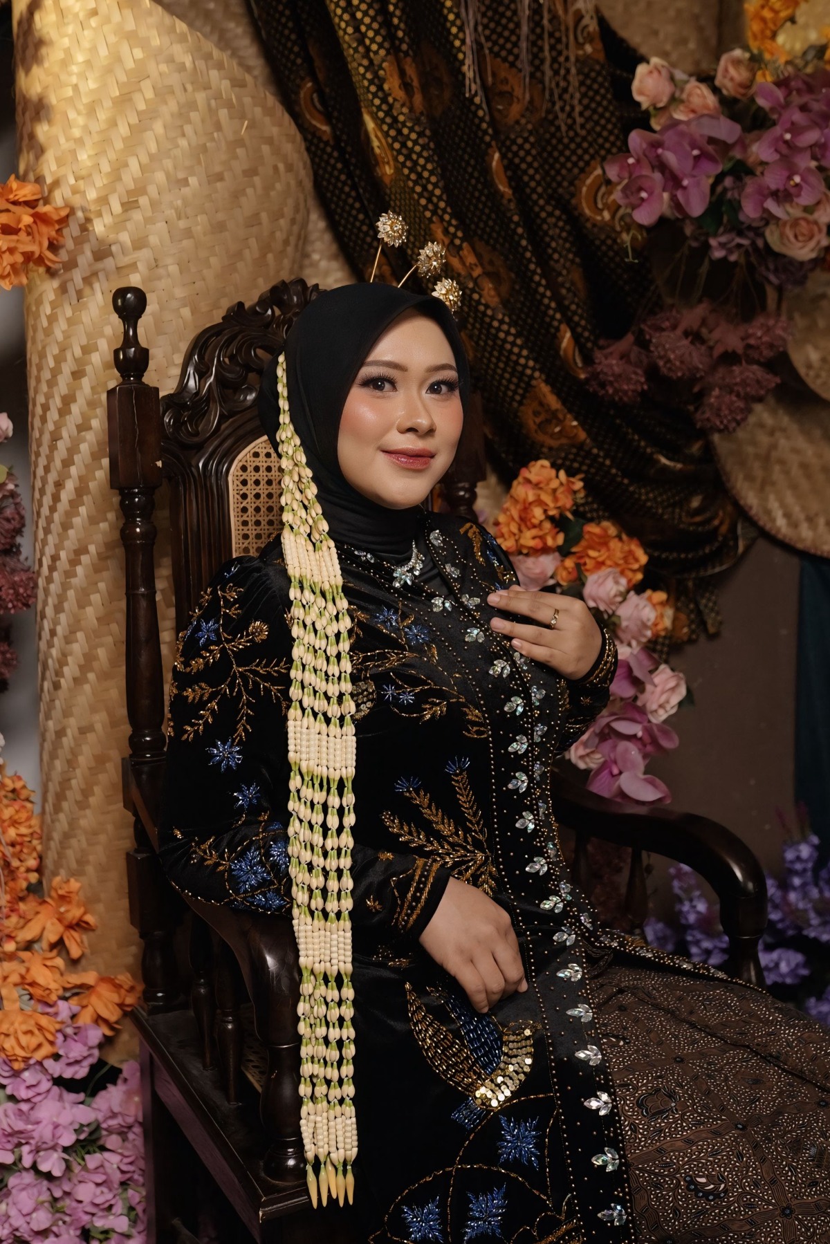 Foto mempelai wanita